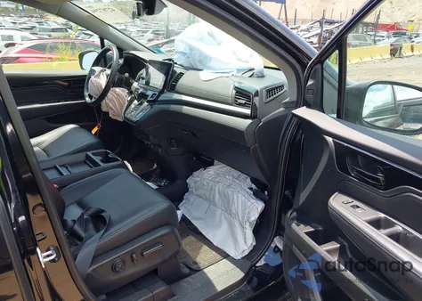 2023 Honda Odyssey Touring из США, поврежденный, VIN 5FNRL6H80PB013192